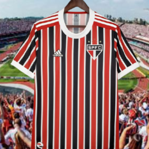 Camisa São Paulo II 21/22 Torcedor Masculina - Vermelha e Preto